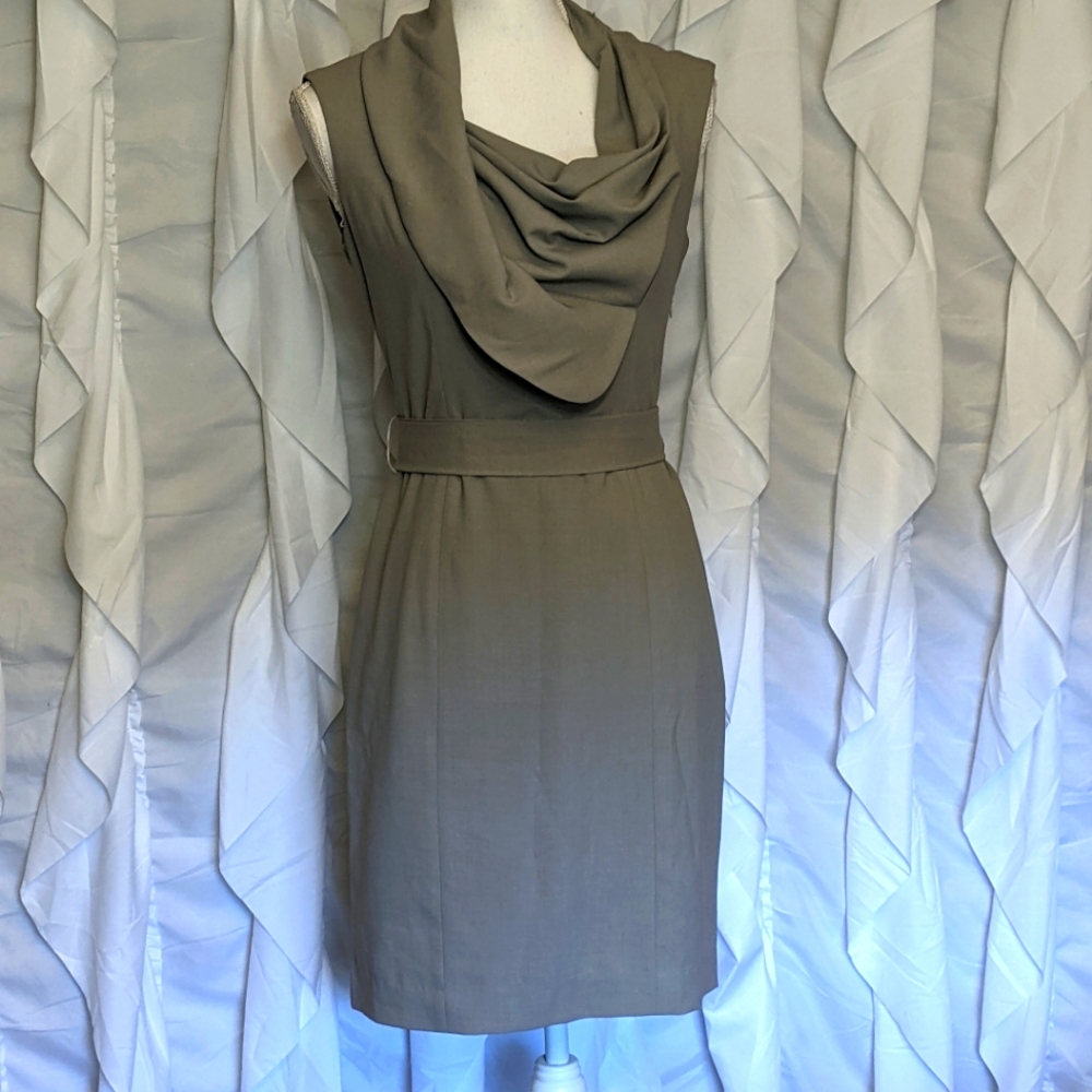 C.luce cowl neck dress